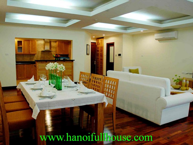 Beautiful serviced apartment with 2 bedrooms for rent at Elegant suite building, in Hoan Kiem dist, Hanoi, Vietnam